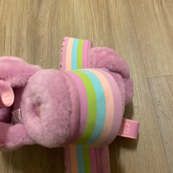 Ugg Multicolored Disco Knot Slides Size 10 - Picture 9 of 16